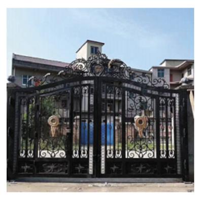 China Modern Modern Iron Pipe Fancy Gate Wall Base Track Latest Designs For Home Sale Radio Customized Anti Training for sale