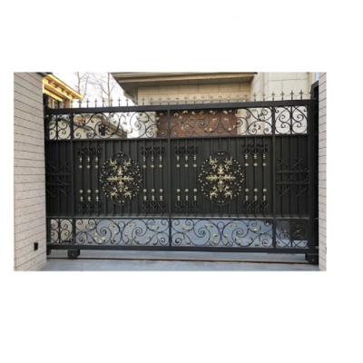 China High Quality Modern Cheap Modern House Wrought Iron Main Gates Designs Front Door Security Gate And Fence for sale