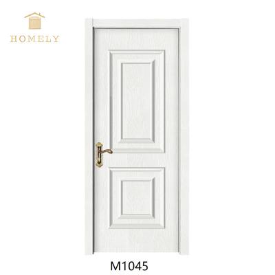 China The windproof designed waterproof and fireproof veneered laminated wood door has beautiful price for sale