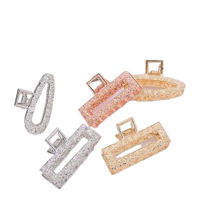 China Zinc Alloy Hair Claw Metalhairclipwomen Mental Hair Clip Claw For Girls Claw Clip for sale