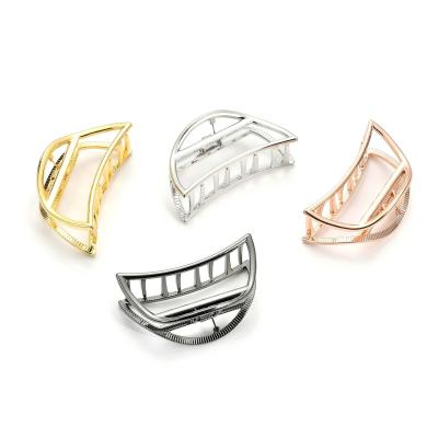 China Zinc Alloy Hair Claws Hot Selling Fashion Metal Hairpins Small Hair Claw Clips For Women And Girls for sale