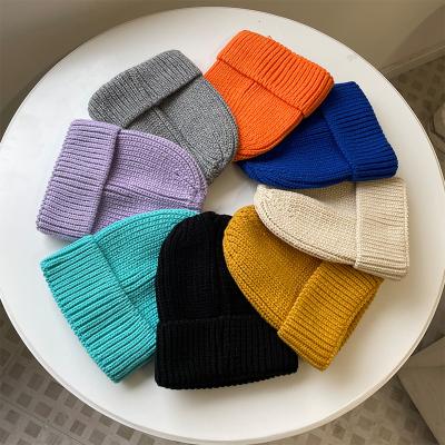 China COMMON Promotional Gift Beanie Hat Winter Knit Beanie Cap Hats For Men for sale