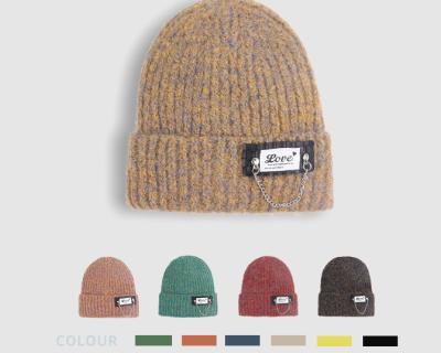 China COMMON High Quality Wholesale Beanie Knit Hat Winter Warm Hats With Embroidery for sale