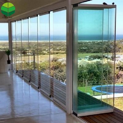 China 2020 modern hot sale Fengxin frameless sliding and aluminum framed sliding glass doors for sale