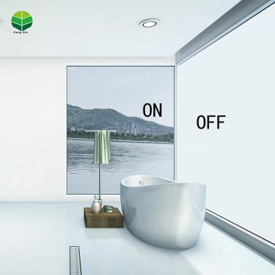 중국 Contemporary Home Window Door Window Shower Glass Film Magic Smart Glass For Bathroom Self Adhesive Smart Film Glass 판매용