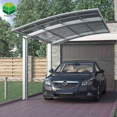 China Waterproof UV-Resistance Fireproof Good Quality Car Shed Covers Single Slab Parking Lot Car Shed Garage for sale