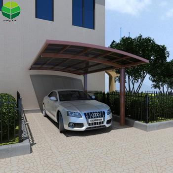 China Car Parking Awning Waterproof UV-Resistance Fireproof Outdoor Rainproof Aluminum Glass Canopies and Parking Lot for sale