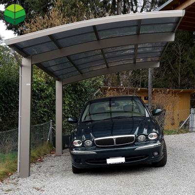 China Commercial Car Parking Insurance Polycarbonate Carport Roof Panels Aluminum Material Carport Tent Canopy for sale