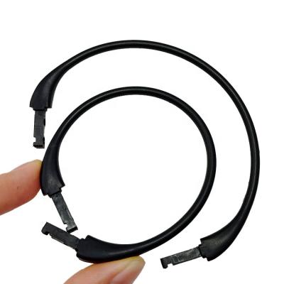 China Bone conduction hearing aid OEM silicone overmolded memory steel wire bone conduction halterneck line with fine burrs for sale