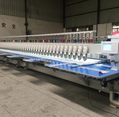 China 4 Needle 46 Point Flat Embroidery Machine With Free Embroidery Software 5.85x2.1m for sale