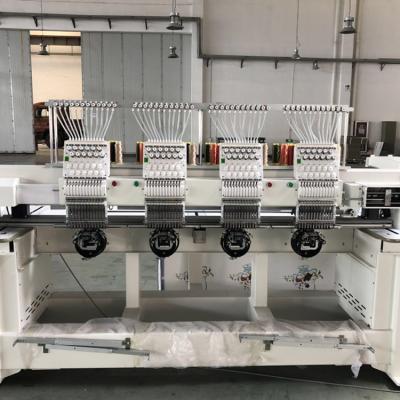 China 12 Needles 4 Heads Cap Computer Embroidery Machine With Flat Function 1550MMX2550MM for sale