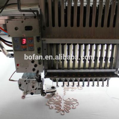 China BEK Or Standard Material 11 Heads 6 Needles Computer Tying Embroidery Machine Price for sale