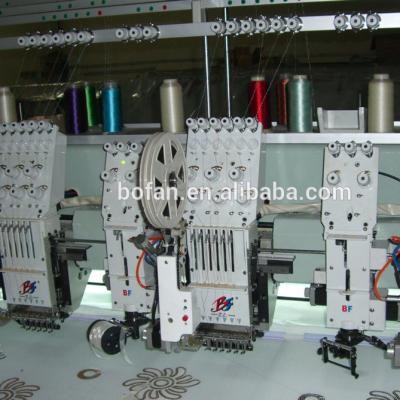 China BEK or BF-L609 6 Normal Material Needles 9 Heads Computerized Jack Embroidery Laser Sewing Machine for sale