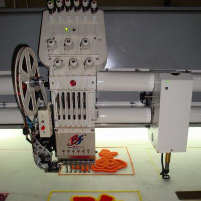 China computerized chenille fabric embroidery blending machine with 5.85*1.7 servo motor for sale