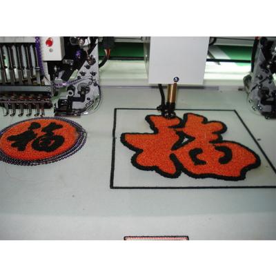 China High Precision 4 Head Flocking Computerized Embroidery Machine For Small Shop 800*800mm for sale