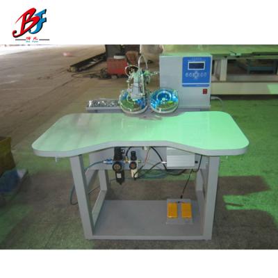 China New Heating Shaoxing System Dual Disk Fix Diamond Stone Ironing Machine Ultrasonic Embroidery Hot Stone Repair Machine for sale