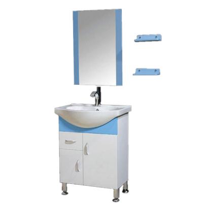 China Cheap Modern Chinese Factory PVC Bathroom Vanity Cabinets for sale