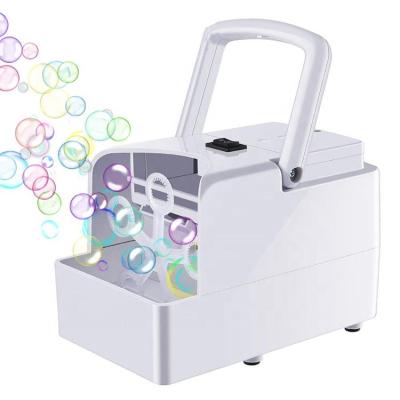 China Plastic USB Or Battery Operated Portable Automatic Bubble Machine For Kids for sale