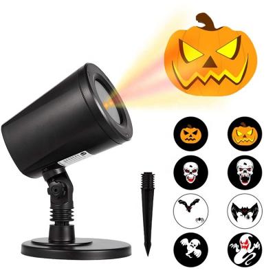 China 4 Switchable Halloween Models Halloween LED Pattern Projection Lights Animated Automatic Changing Images for sale