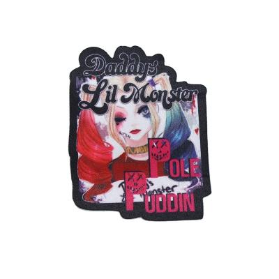 China Others Custom Die Cut Sticker Dye Sublimation Printing Patch Heat Transfer Patches Great For Jackets for sale