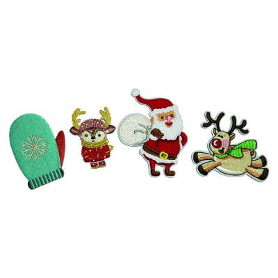 China Other Custom Christmas Logo Patch Embroidered Patches, Iron On Embroidery Patches for sale