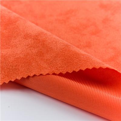 China Waterproof warp knitted 100% polyester 140-150 gsm spotted velvet for toy house texl for sale