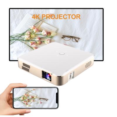 China Pico 720P 150 ANSI lumens mini DLP beamer 4k DLP LED projector 4k music logo youtube advertising wireless projector for sale