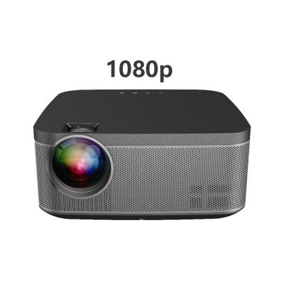 China 2021 Price Newest 1080P 4k HD LED Portable Projector 150 Lumens ANSI Speakers OEM ODM Digital Portable Projector AOME H1 LCD Built-in Cheap Projector for sale