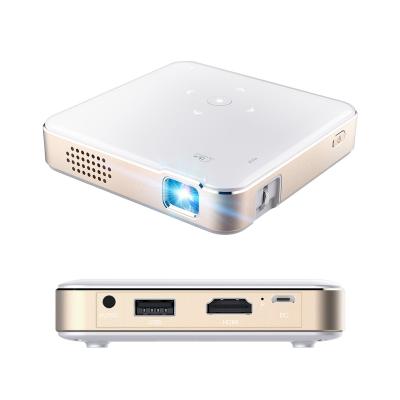 China Wireless Battery Speaker Pico Mini Beam Projector P65 Input Portable Projector Built-in 1080P for sale