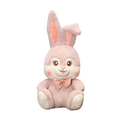 China 7 Inch Organic Cotton Plush Stuffed Toy Cute Rabbit Lamb Lamb Stuffed Plush Toy Gift For Baby for sale