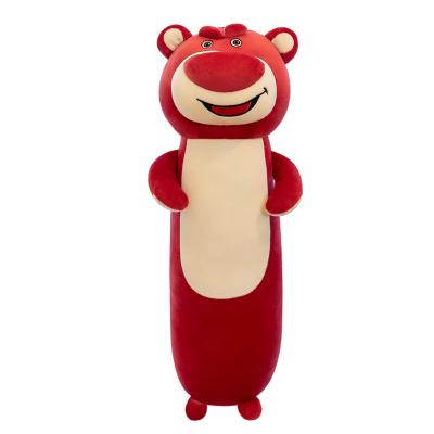 China Plush Design Best Hot Selling Pink Bear Stuffed Cute Toy Strawberry Bear Toys For Children for sale