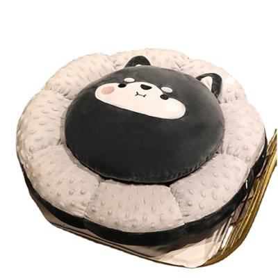 China Custom Plush Toy Factory Soft Toys Dog Husky Pillow For Baby for sale