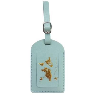 China Wholesale Current Popular Card Holder Waterproof For Airtag Baggage Tag Tracker Leather Travel Luggage Tag for sale