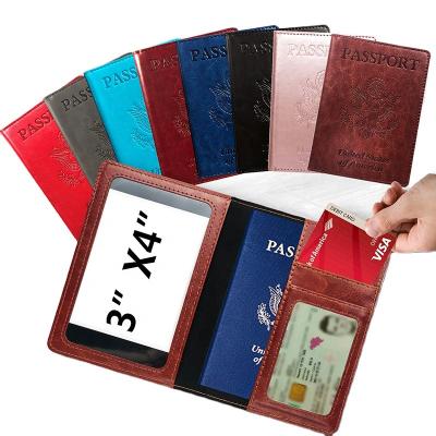 China Passport and Vaccine Card Holder Passport Cover Leather Vaccine Card Holder Duokaweipassport for sale