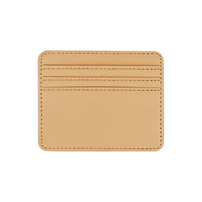 China Fashion customized large capacity multi-card position leather hand can add LOGO PU leather card bag for sale