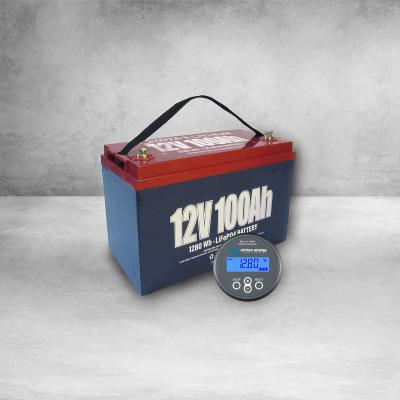 China Solar Toys 12V 100Ah Lifepo4 12V 100Ah Battery Lithium Iron Phosphate BMS RV Yacht UPS Engine Lithium Battery for sale