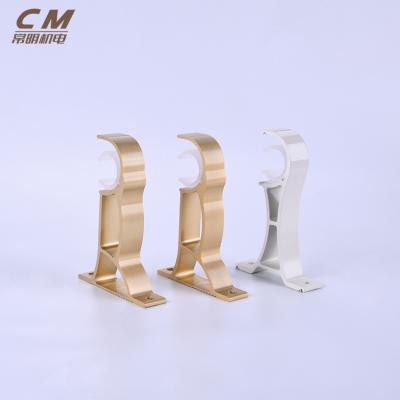 China Hot Sale Roman Curtain Track Electric Single Wall Bracket Morden Wholesale Electric Curtain Set Curtain for sale