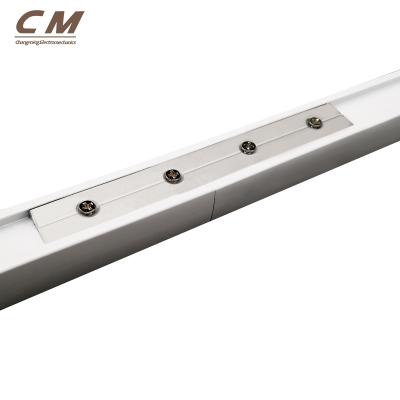 China Morden Somfy Curtain Wall Accessories For Aluminum Curtain Rail Double Track Set White Factory Wholesale for sale