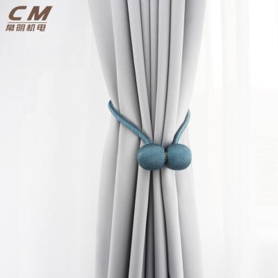 China Modern Wholesale Simple Buckle Installation Magnet Strap Rope Factory Free Curtain Buckle for sale