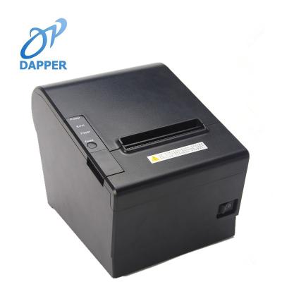 China Black And White 80mm Direct Thermal Printer Pos Receipt Printer With Serial+USB+Ethernet Port for sale