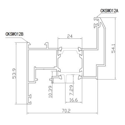 China door & High Quality Aluminum Window Profile For Doors And Windows for sale