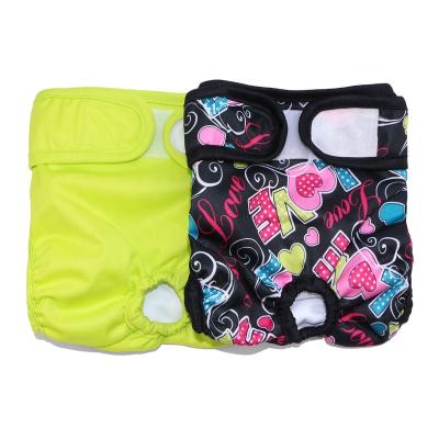 China Medium Size Viable Female Dog Diaper Washable Reusable Pet Diaper Belly Wraps Sanitary Diaper Puppy Diaper Pant TEBEIYOU for sale