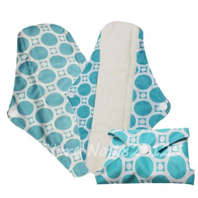 China New Pattern Super Absorbent Reusable Mom Cloth Pads Washable Menstrual Sanitary Pads PUL Cloth Pads for sale