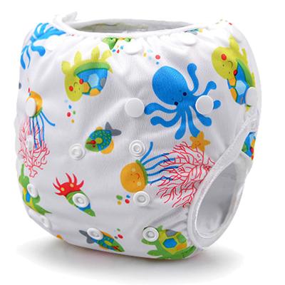 China Printed All In One Size Baby Swimming Diapers Design Swim Diaper New For Summer for sale