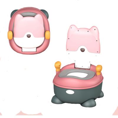 China Wholesale Potty Training Baby Kids Toilet Seat Cartoon Pedestal Pan Safe Healthy Toilet Pu Potty Training Cushion Comfortable for sale