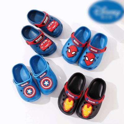 China New Cartoon Children Slippers Kids Boys Flat Slippers Non-slip Hole Shoes for sale