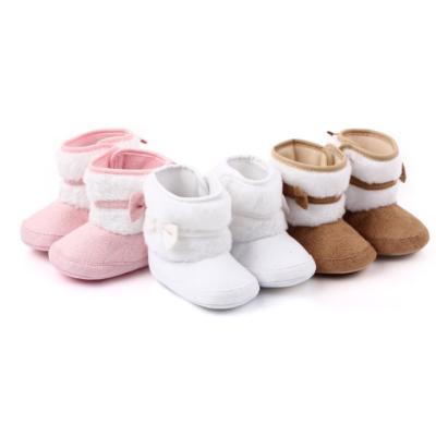 China Newborn Soft Anti-skid Flat Baby Shoes Baby Shoes Winter Warm Baby Boot for sale