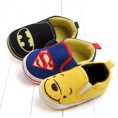 China Cotton Flats Cartoon Babies Boys Slip-On Infant Toddler Toddler Shoes Prewalker Soft Sole Newborn Non-Slip Sneakers for sale