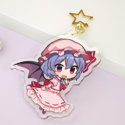 China Wholesale High Quality Acrylic Custom Epoxy Acrylic DIY Anime Figure Key Chain Diy Cartoon Key Chain/Anime/Photo Paran Charms Key Chain for sale