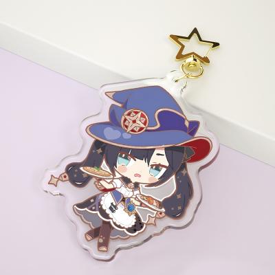 China Bestselling DIY/Anime/Photo Paran Sublimation Resin Keychains Anime Acrylic Key Chain Charm Acrylic Key Chain Custom Printed Acrylic Key Chain for sale